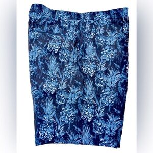 NICKLAUS-Men's Golf Blue Floral Shorts